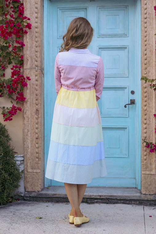 strapless open back dress NUELMA DRESS