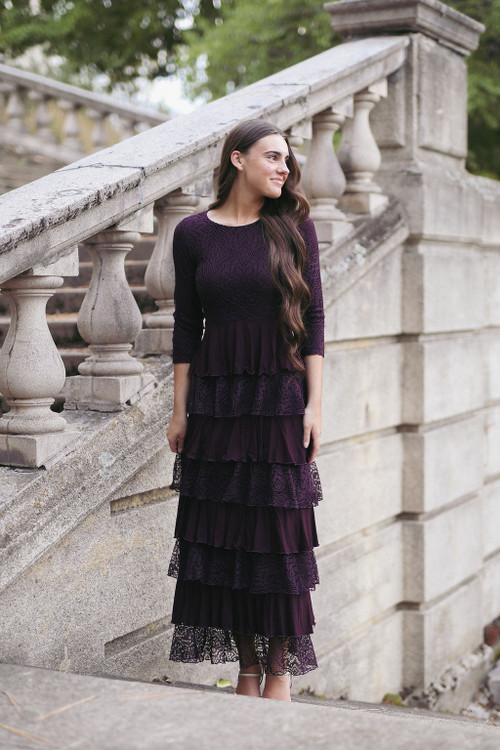 plus size formal dresses for wedding guest Plus-Size Black Wedding-Guest Dress with Cap Sleeves– PromGirl