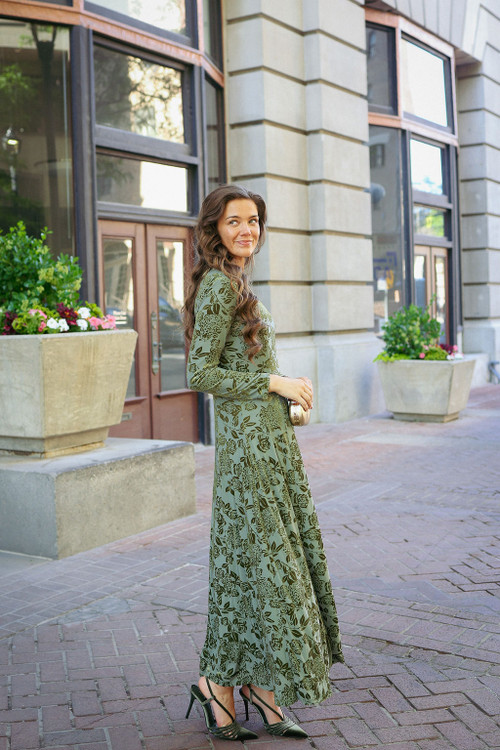 The Olive Muse Dress