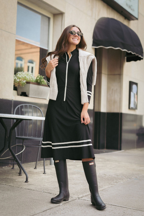 The Courtside Dress - Black