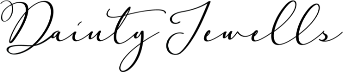 Dainty Jewells text logo
