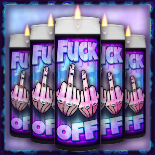 Fuck Off Candle