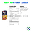 Muscle Mac Macaroni & Cheese Nutritional Facts | Optimizenutrition.ca