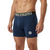 Optimize Athletics Men's Bamboo Boxers Indigo Side | Optimize Nutrition