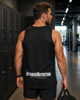 Optimize Nutrition Men's Long Tail Tank Top Back View
