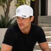 Optimize Nutrition White Flex Fit Hat | Optimize Nutrition