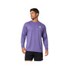 Optimize Nutrition Mens Long Sleeve T-Shirt Poly Blend Purple | Optimize Nutrition