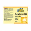 Natural Factors SunVitamin D3 2500IU 500Sgel Label | Optimize Nutrition