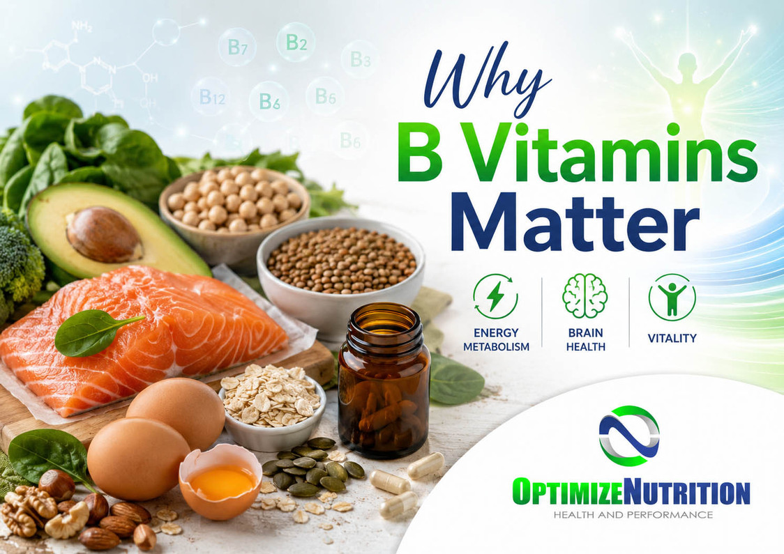 Why B Vitamins Matter: Energy, Metabolism, Brain Health & When to Supplement