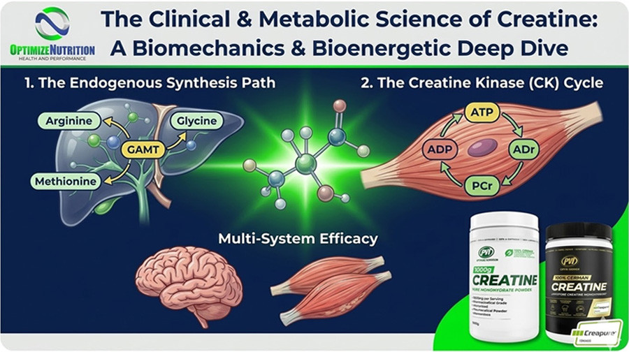The Clinical & Metabolic Science of Creatine: A Biomechanics & Bioenergetic Deep Dive