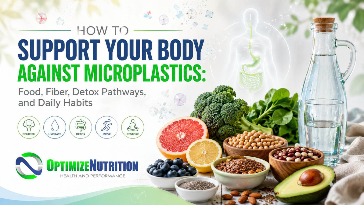 How to Support Your Body Against Microplastics: Food, Fiber, Detox Pathways, and Daily Habits 