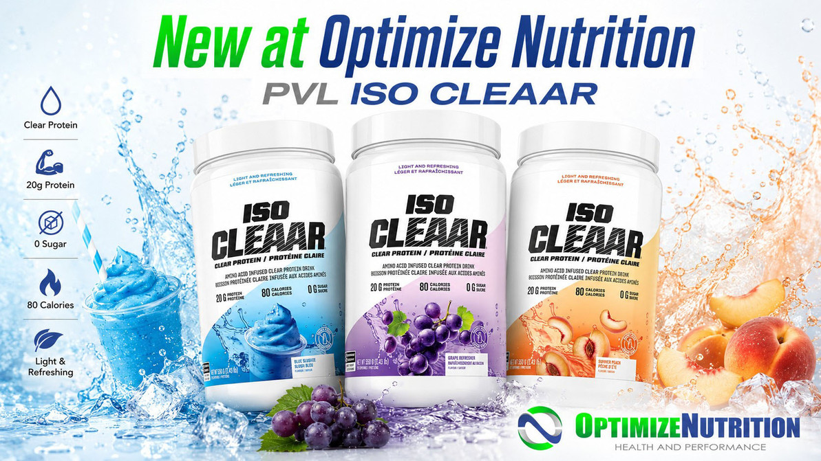 New Product!! PVL ISO CLEAAR Clear Protein