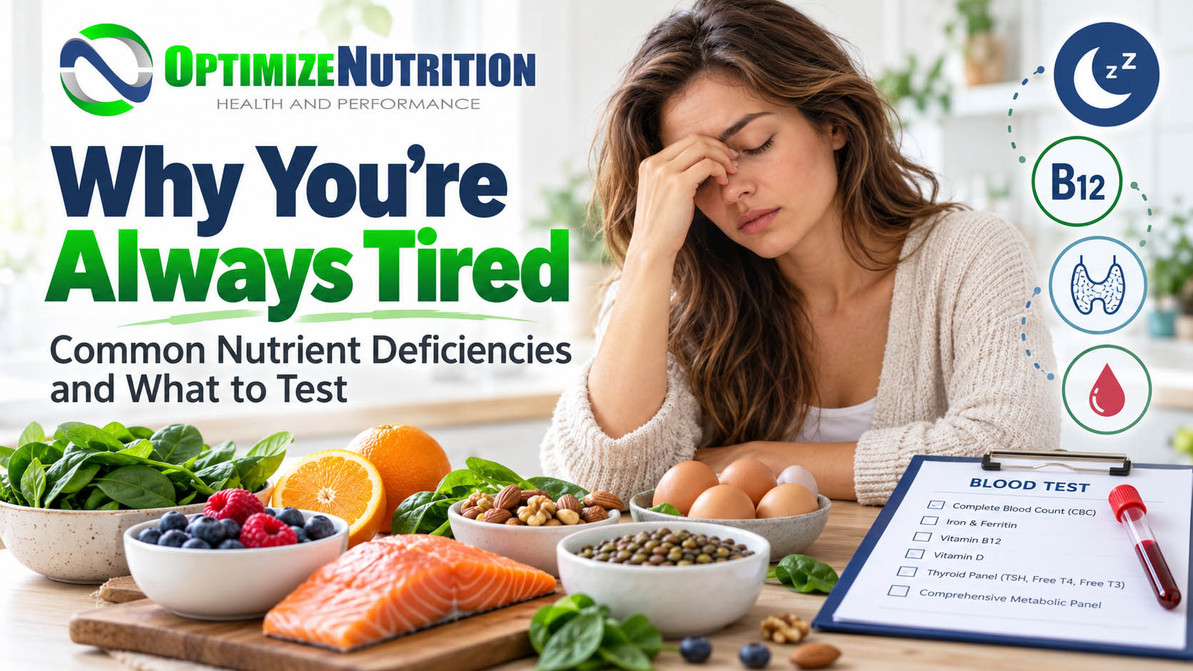 Why You're Always Tired: Common Nutrient Deficiencies and What to Test