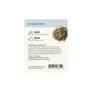 Harmonic Arts loose leaf tea Clarity Tea Ingredients | Optimize Nutrition