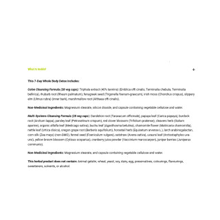 ReCleanse Herbal Cleanse 7 Day Ingredients | Optimize Nutrition