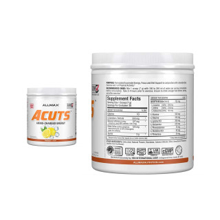 Allmax Nutrition A:Cuts Nutritional Facts | Optimize Nutrition
