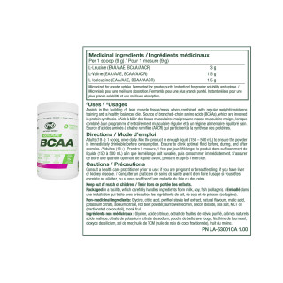 PVL Pure Vita Labs BCAA Fruit Punch Ingredients | Optimize Nutrition