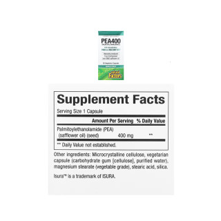 Natural Factors PEA400 Ingredients | Optimize Nutrition