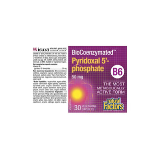 Natural Factors BioCoenzymated Riboflavin 5-Phosphate Ingredients | Optimize Nutrition