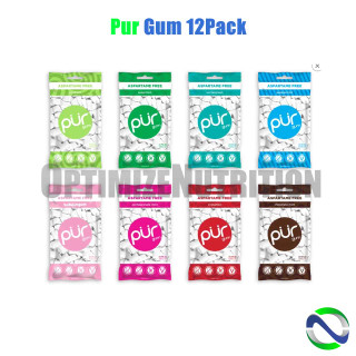 Pur Gum 12Pack 77g | Optimizenutrition.ca