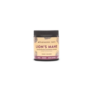 Harmonic Arts Lions Mane Concentrated Mushroom Powder 45g | optimizenutrition.ca