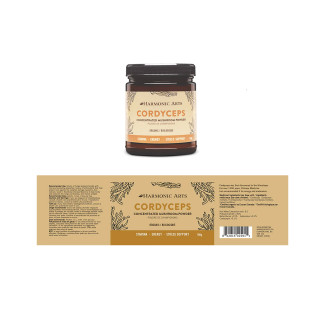 Harmonic Arts Cordyceps Concentrated Mushroom Powder Ingredients | Optimize Nutrition