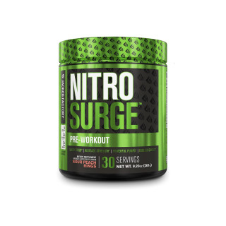 Jacked Factory Nitro Surge Pre-Workout 30Serv Sour Peach Rings | Optimize Nutrition