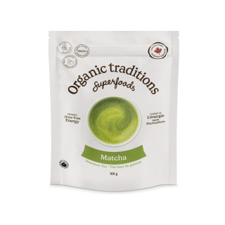 Organic Traditions Premium Matcha Tea 100g | Optimize Nutrition