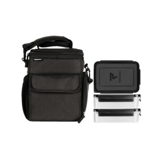 Performa Meal Prep Bag 3 Meal Matrix Black | Optimize Nutrition