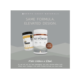 North Coast Naturals Boosted MCT Powder 300g New label | Optimize Nutrition