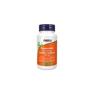 Now Peppermint Oil 180mg 90Softgel | Optimize Nutrition