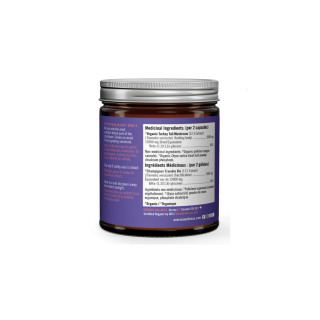 Eversio Wellness Organic Turkey Tail 12:1 Extract 60Vcap Glass Jar Ingredients | Optimize Nutrition
