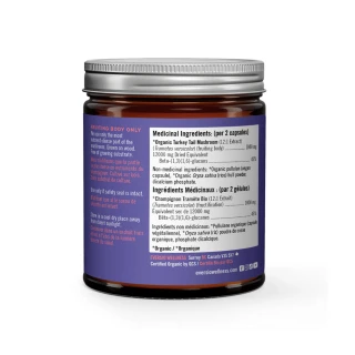 Eversio Wellness Organic Turkey Tail 12:1 Extract Ingredients | Optimize Nutrition