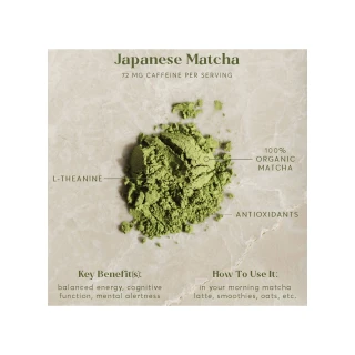 Amoda Japanese Matcha 70g Info | Optimize Nutrition