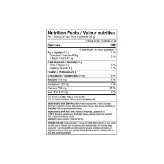 Alora Naturals True Iso 750g Nutrition Facts | Optimize Nutrition