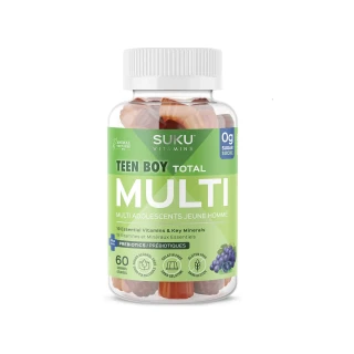 Suku Vitamins Teen Boy Multi 60 Gummies | Optimize Nutrition