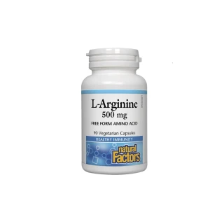 Natural Factors L-Arginine 500mg 90Vcap | Optimize Nutrition