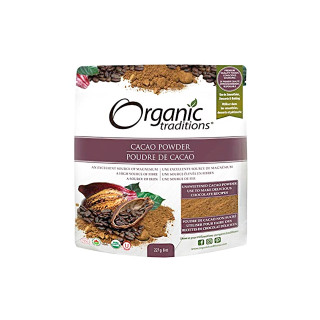 Organic Traditions Cacao Powder 227g | Optimize Nutrition
