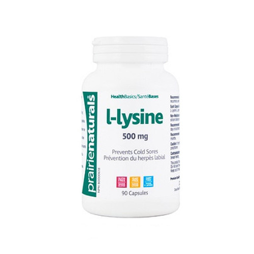Prairie Naturals L-Lysine 500mg 90Cap | Optimize Nutrition