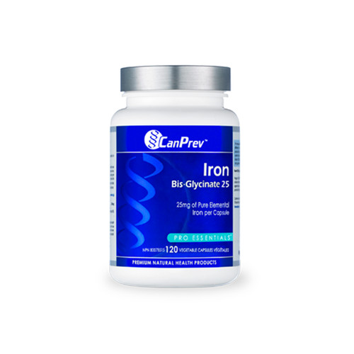 CanPrev Iron Bis Glycinate 25 120Vcap | Optimize Nutrition