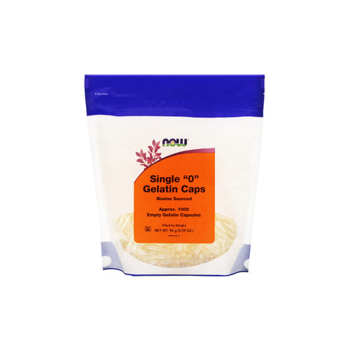 Now Gelatin Caps '0' 1000cap | Optimize Nutrition