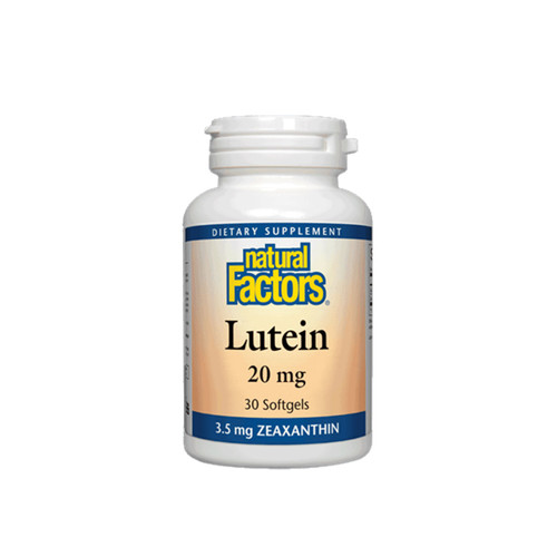 Natural Factors Lutein 20mg  60gel | Optimize Nutrition
