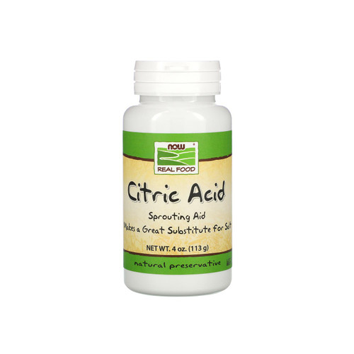 Now Citric Acid 113g | Optimize nutrition