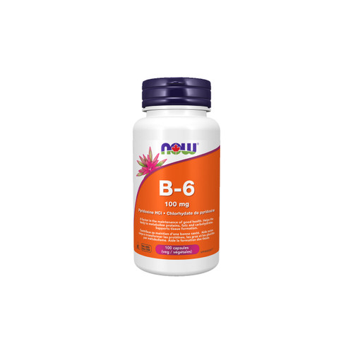 Now B6 100mg 100Cap | Optimize Nutrition