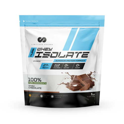 Limitless Pharma Pure Whey Isolate 5lb chocolate | optimize Nutrition