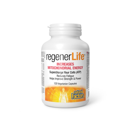 Natural Factors RegenerLife Mitochondrial Formula 120Vcaps | Optimize Nutrition