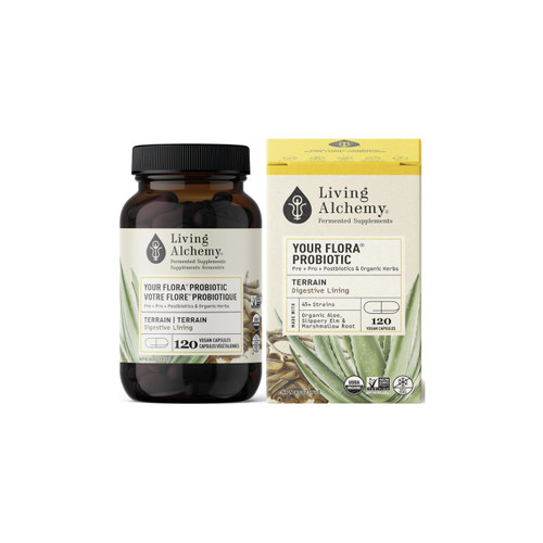 Living Alchemy Your Flora Probiotics Terrain 60Vcap | Optimize Nutrition