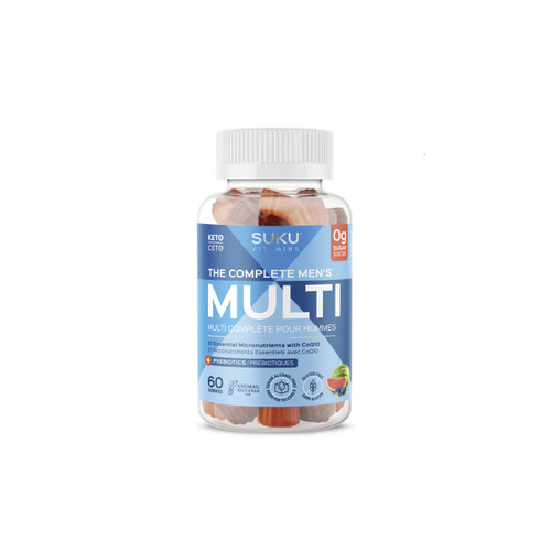 Suku Vitamins The Complete Men's Multi 60 Gummies | Optimize Nutrition
