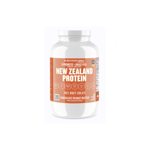 Schinoussa New Zealand Probiotic Whey Protein Isolate 910g | Optimize Nutrition