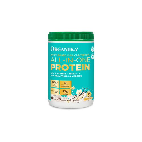Organika All-In-One Whey Protein 640g Vanilla | Optimize Nutrition